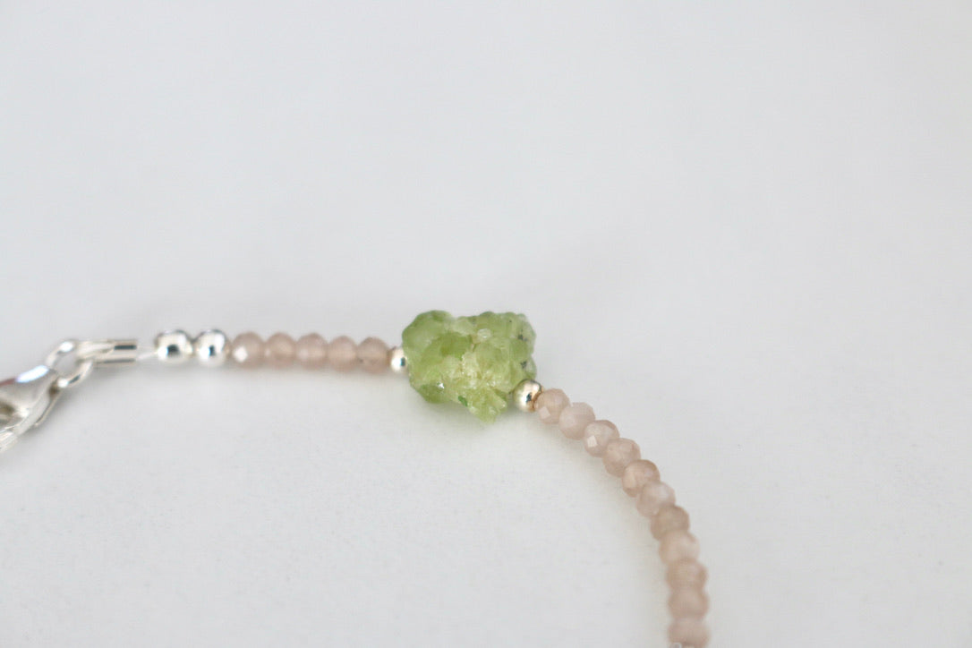Mixed Gemstone Bracelet, Green