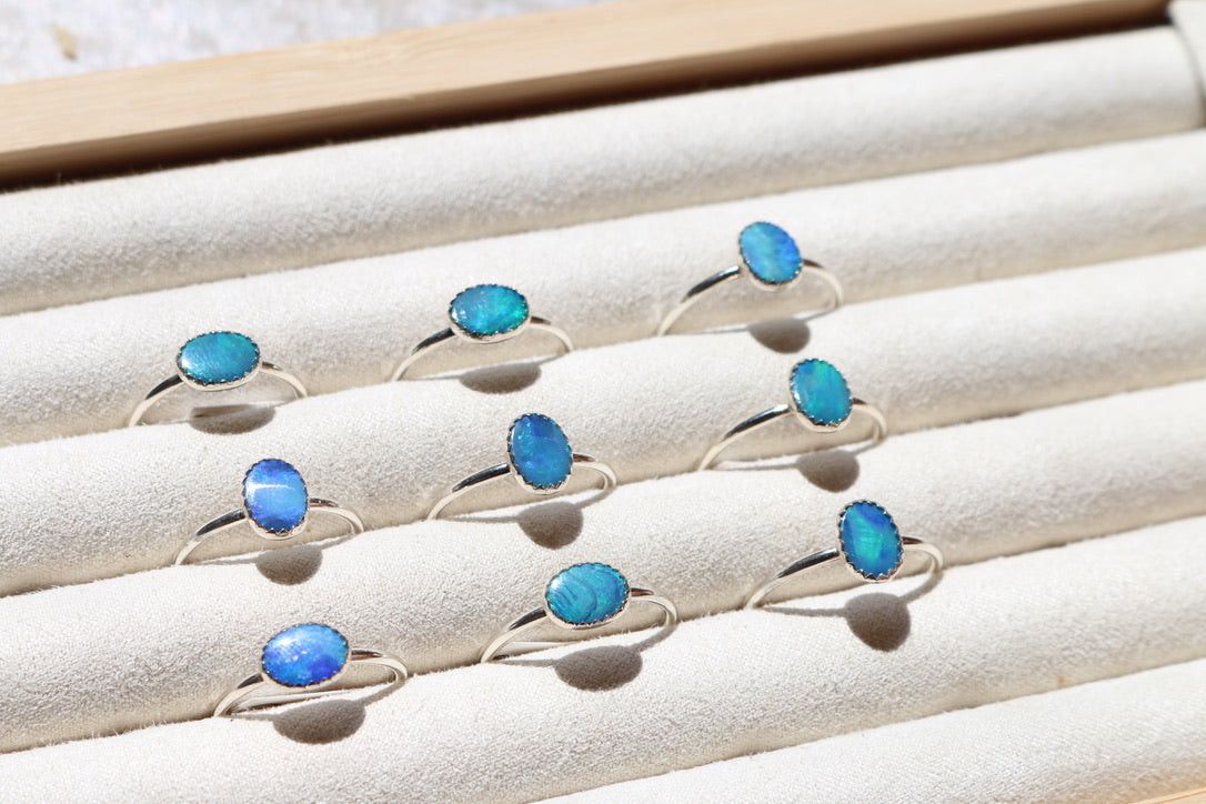 Oval Opal Ring