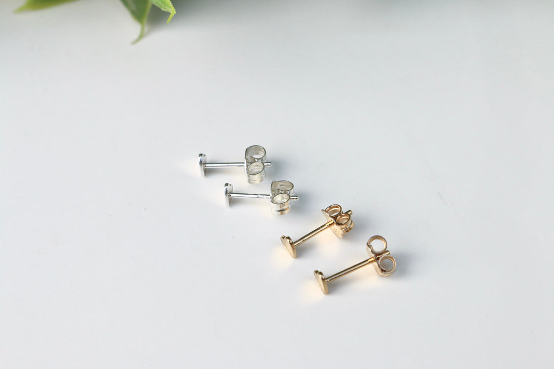 Tiny Heart Studs