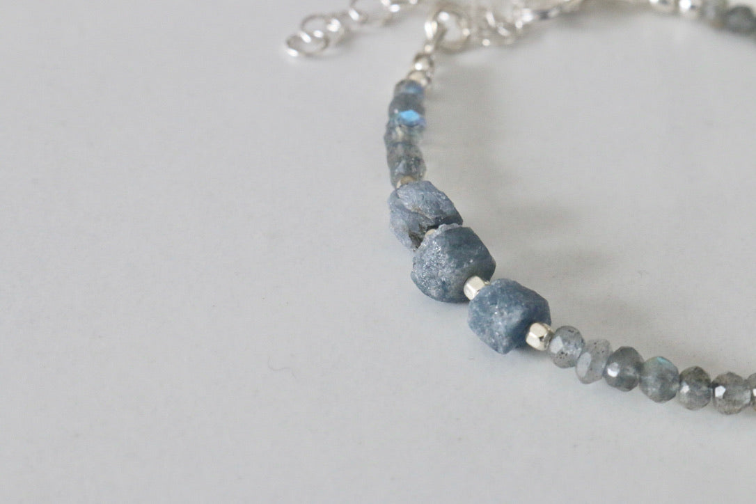 Mixed Gemstone Bracelet, Blue