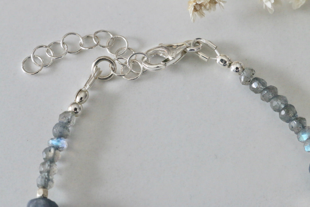 Mixed Gemstone Bracelet, Blue