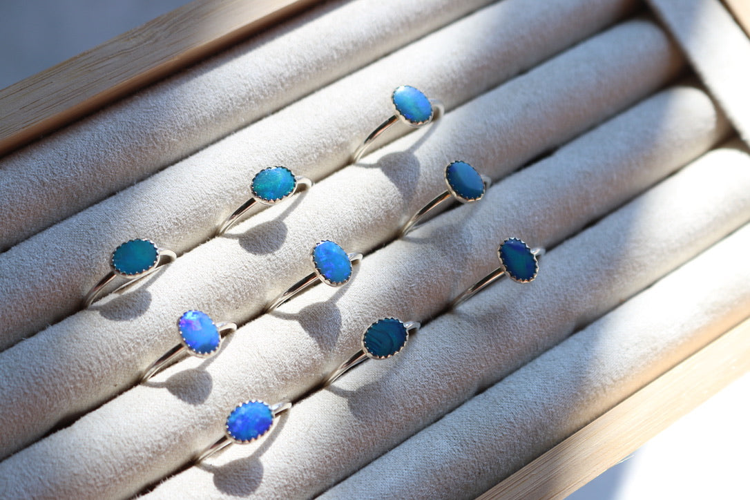 Oval Opal Ring