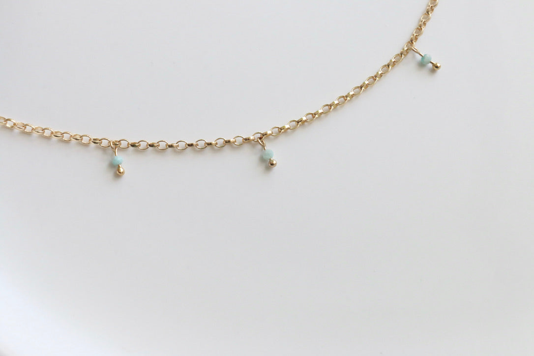 Something Blue Anklet