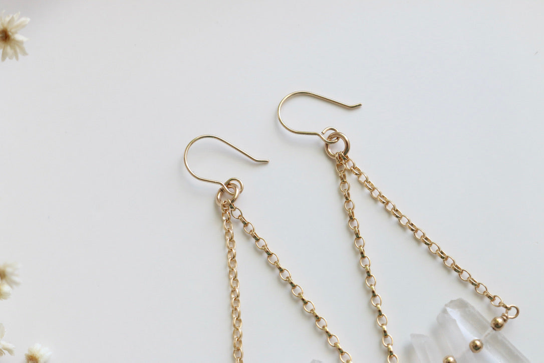 Quartz Point Earrings