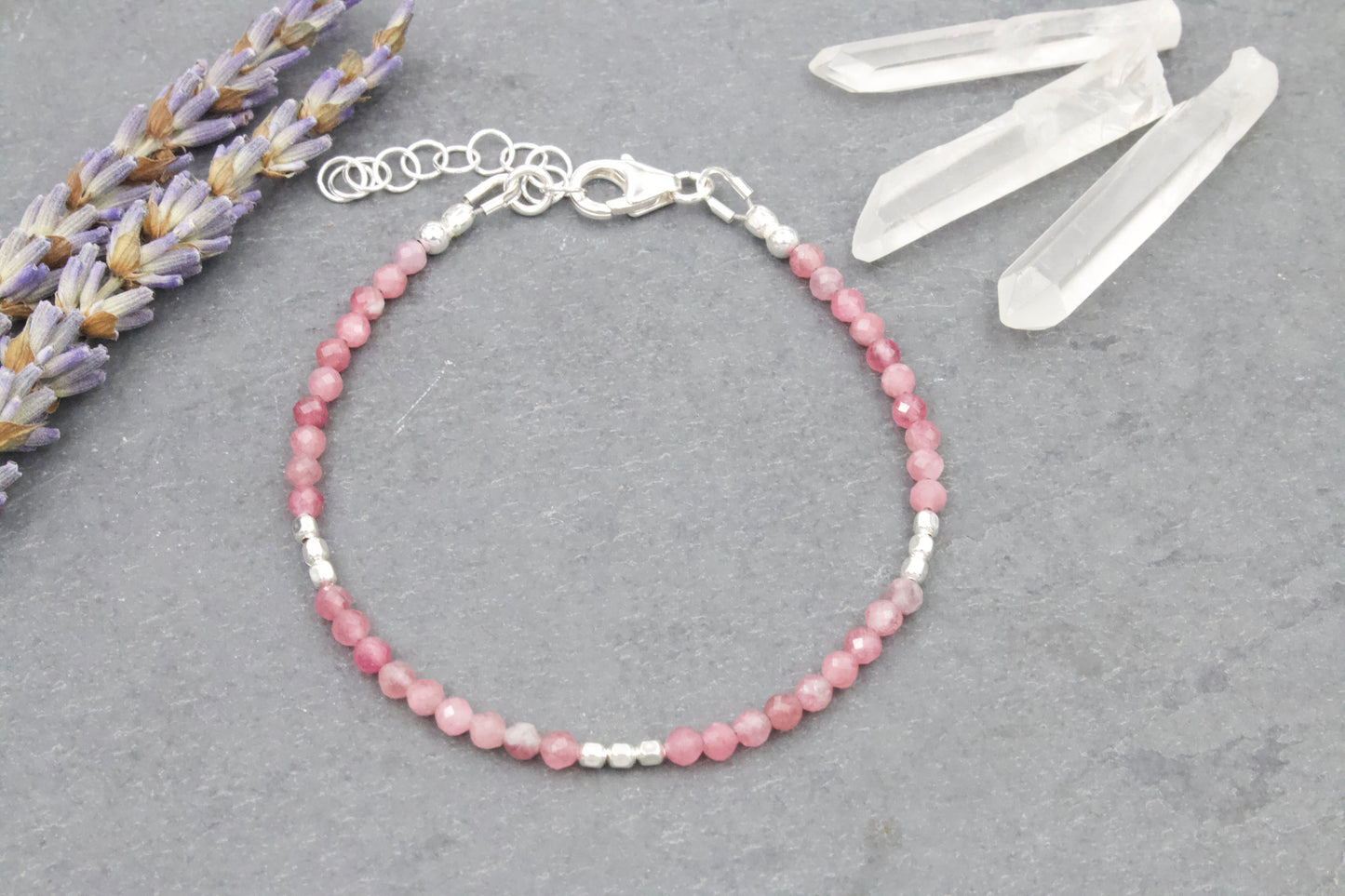 Pink Tourmaline Bracelet