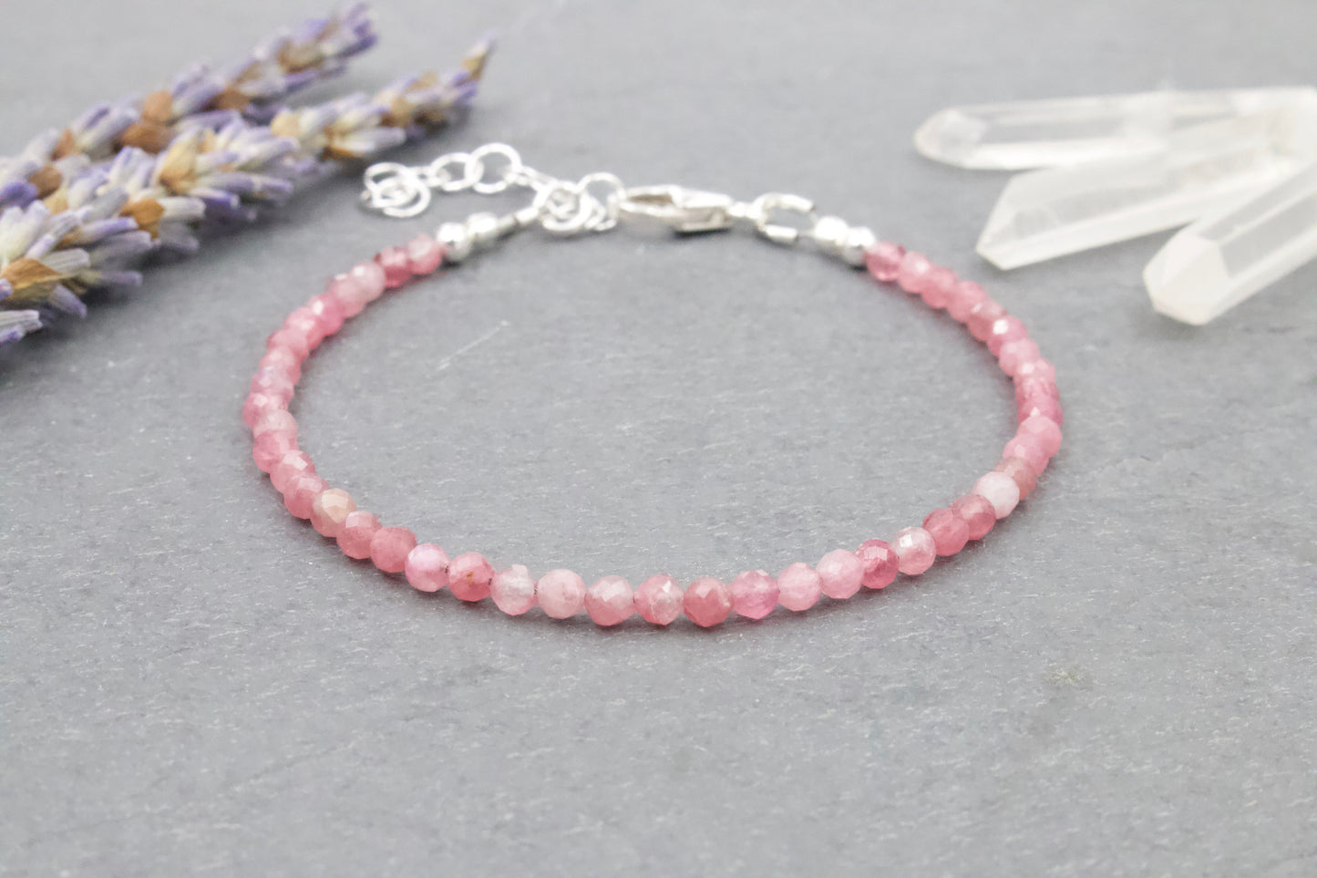 Pink Tourmaline Bracelet