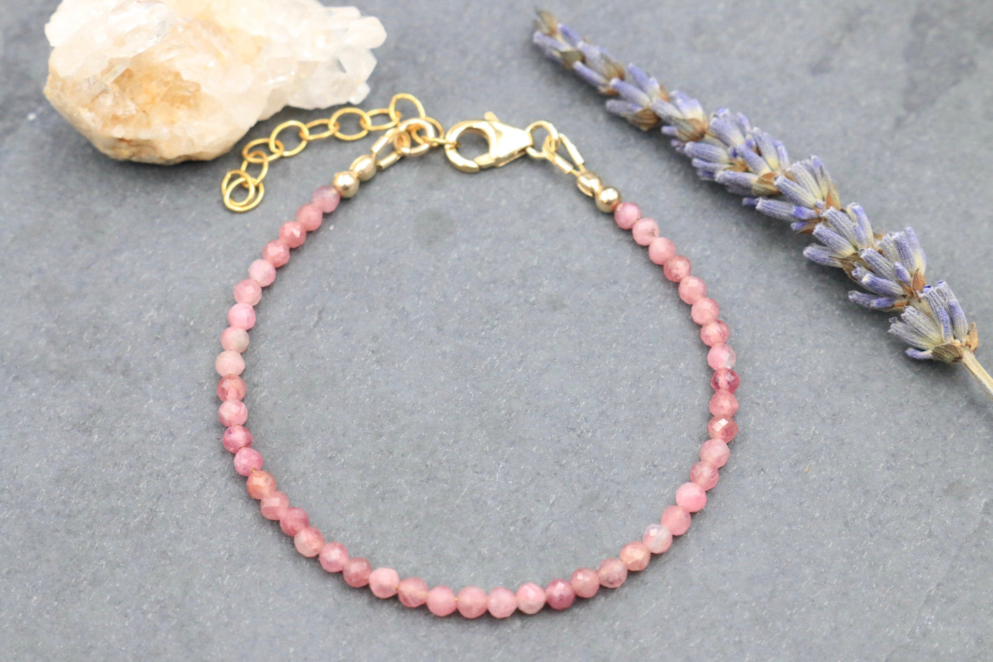 Pink Tourmaline Bracelet