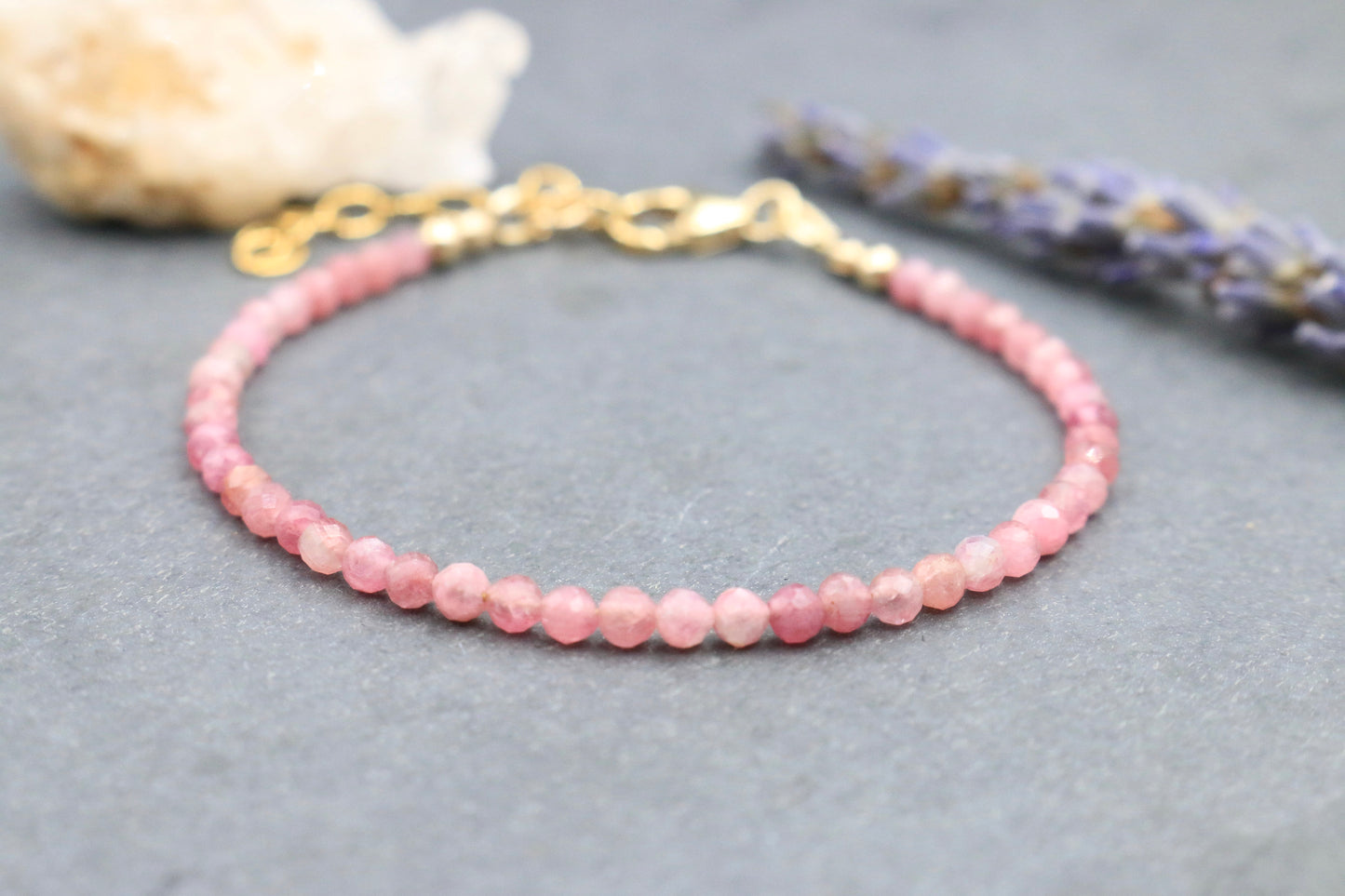 Pink Tourmaline Bracelet