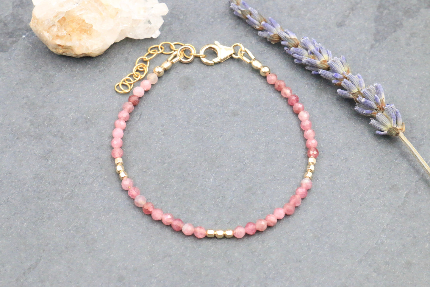 Pink Tourmaline Bracelet