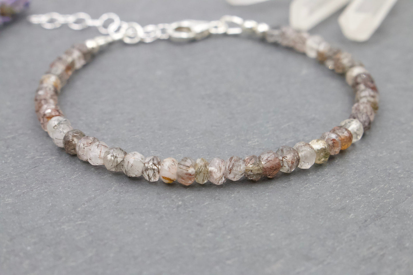 Tourmalinated Quartz Bracelet