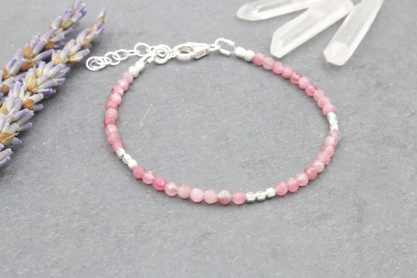 Pink Tourmaline Bracelet