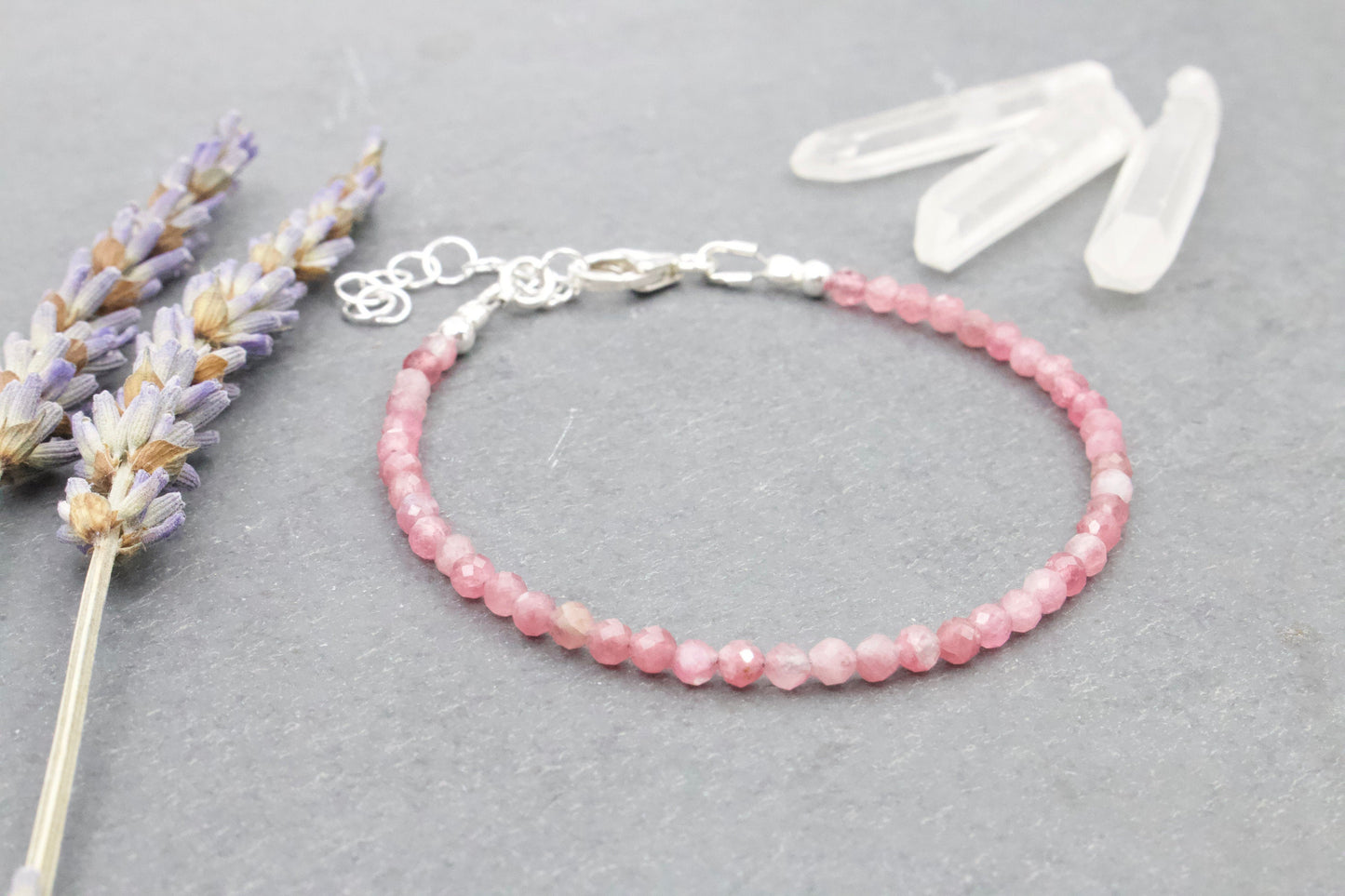 Pink Tourmaline Bracelet
