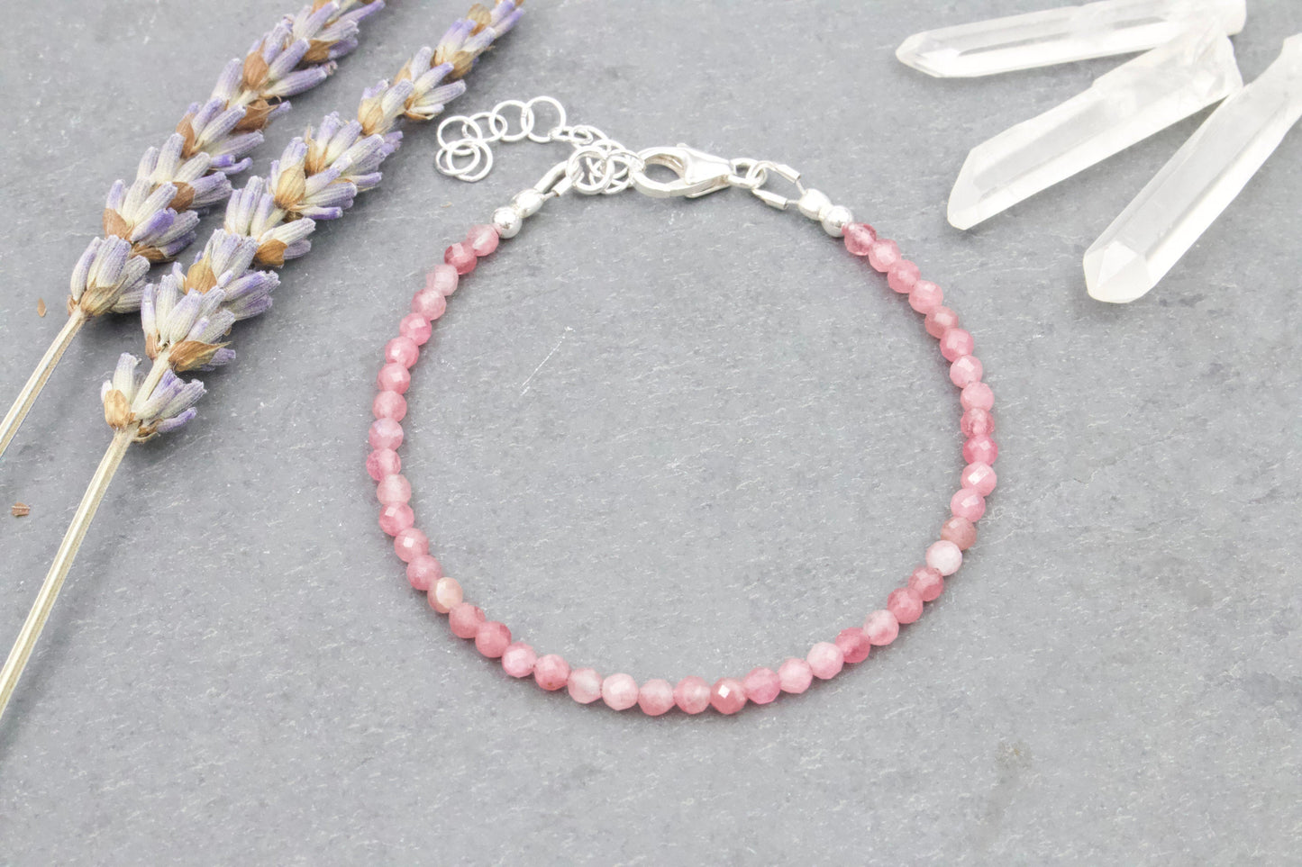 Pink Tourmaline Bracelet