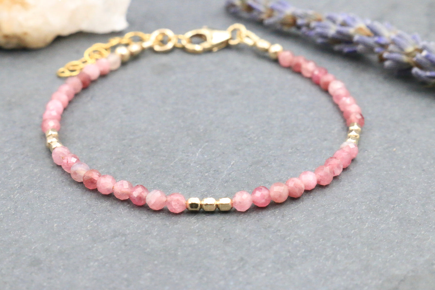 Pink Tourmaline Bracelet