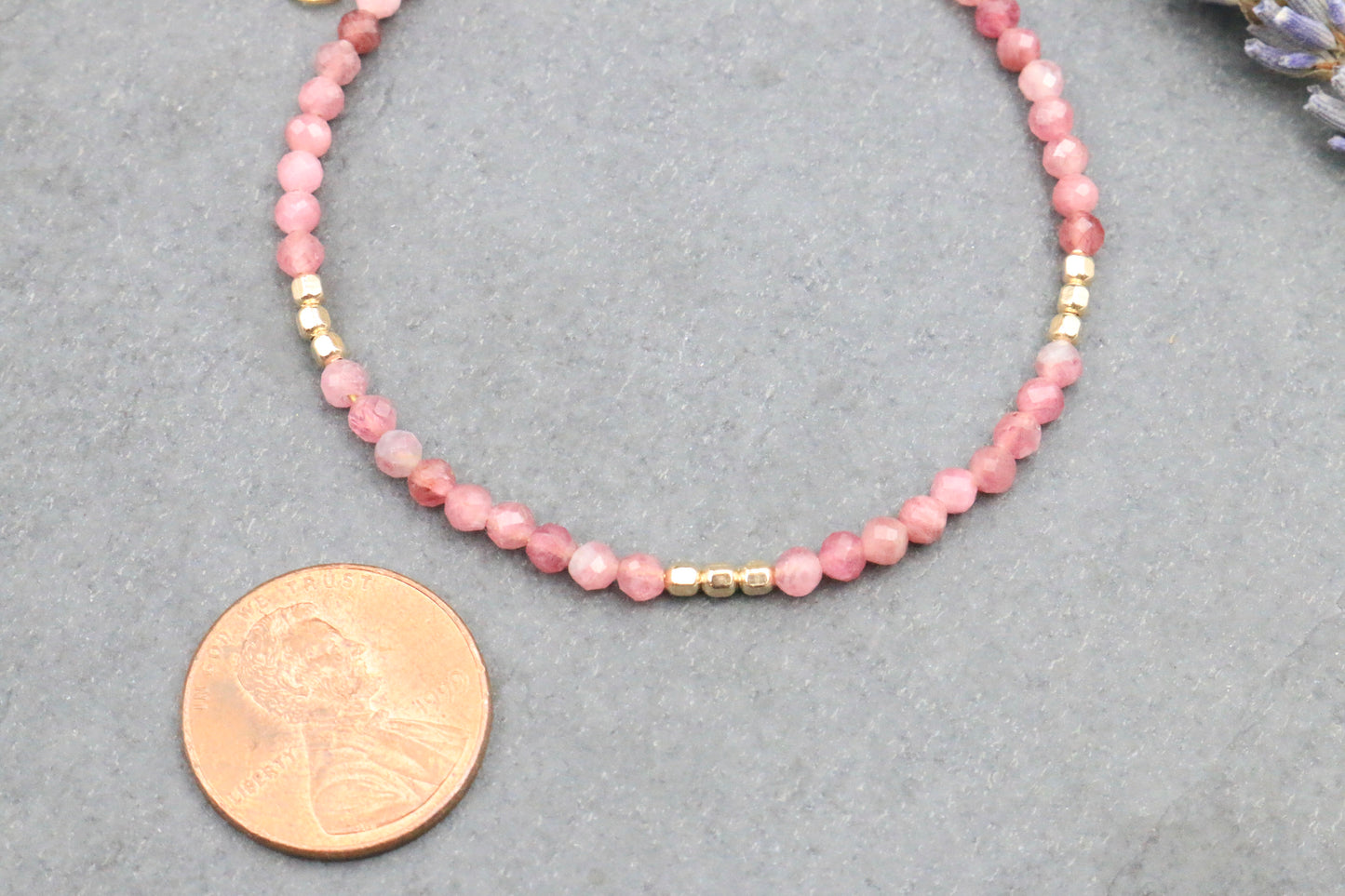 Pink Tourmaline Bracelet
