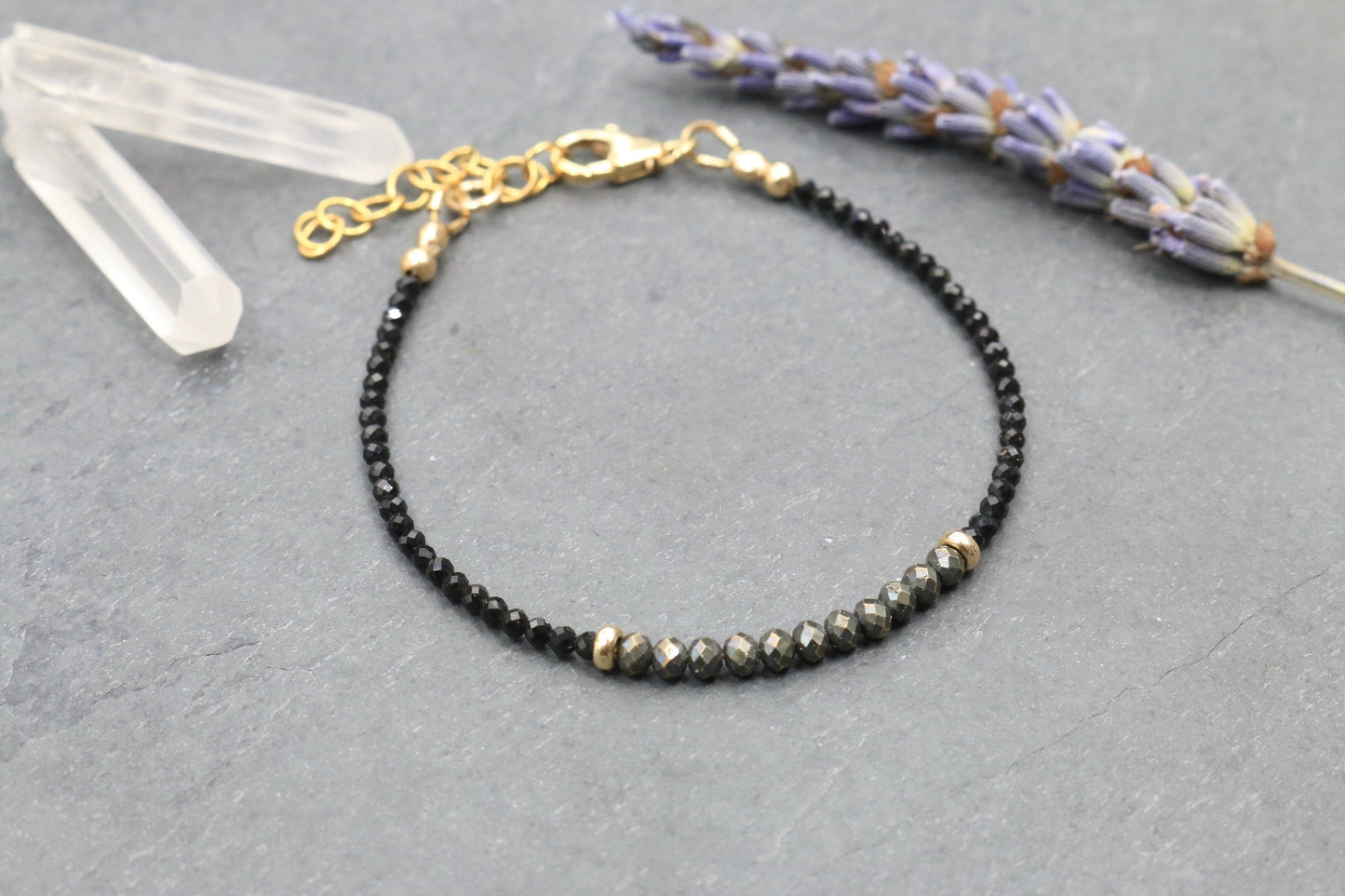 Pyrite and Black Tourmaline
