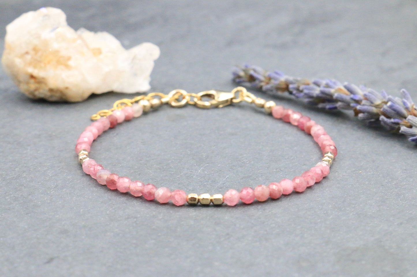 Pink Tourmaline Bracelet
