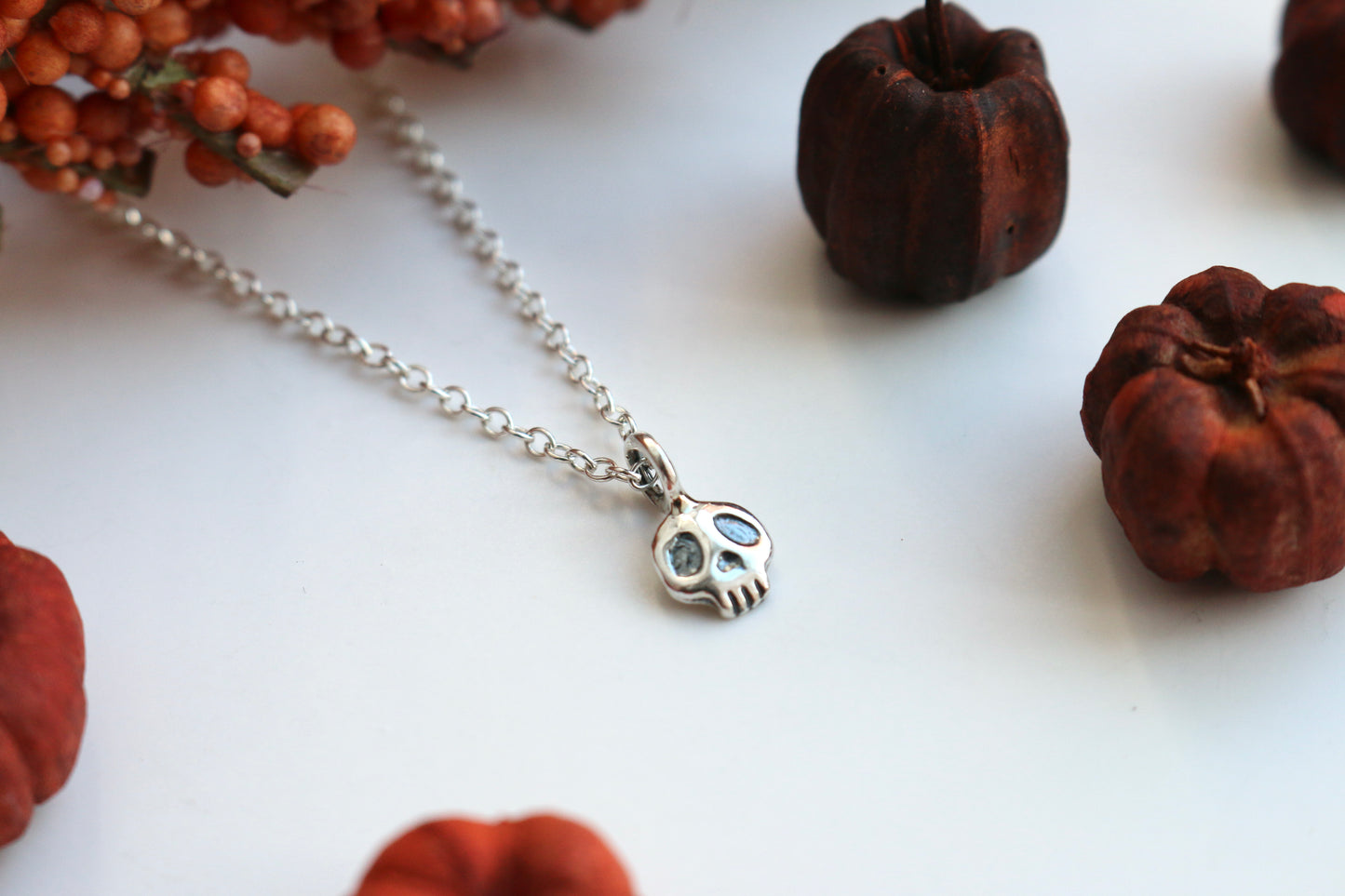 Tiny Skull Necklace