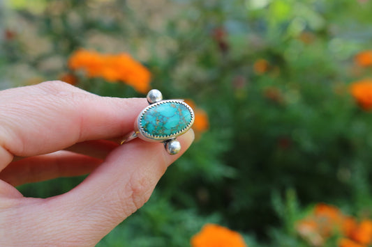 Horizon Turquoise Ring Size 8.5