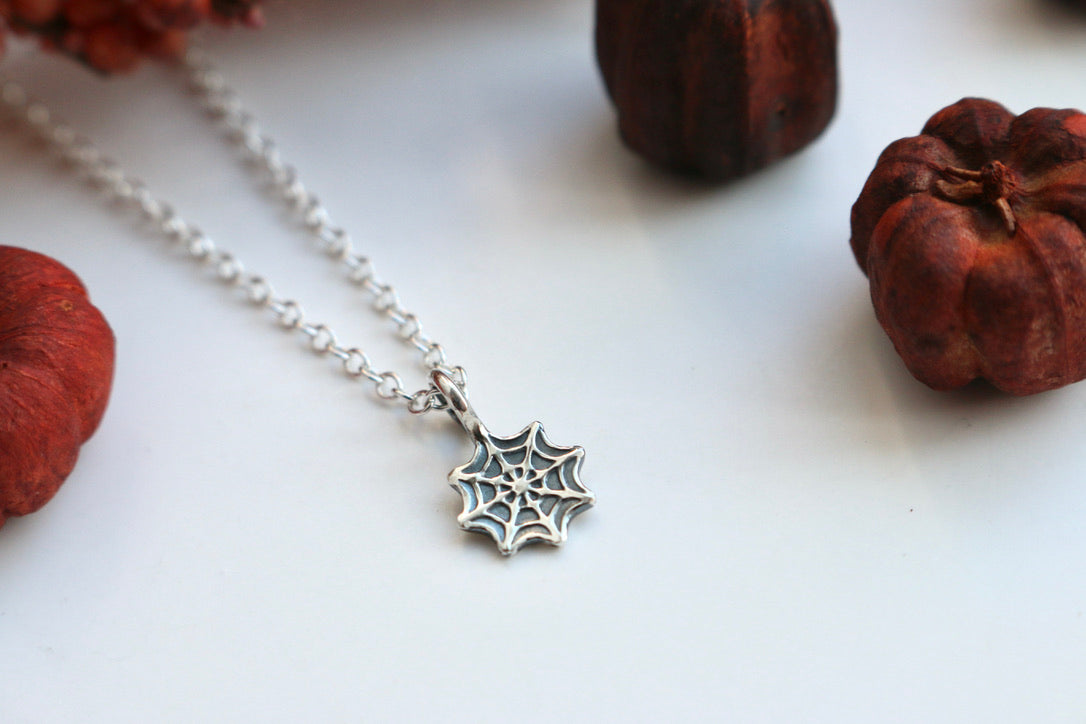 Spider Web Necklace