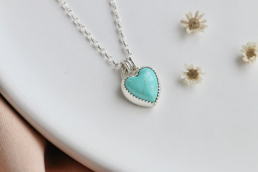 Turquoise Heart Necklace