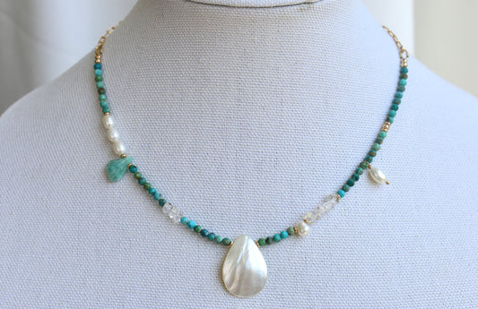 Beachy Necklace Turquoise
